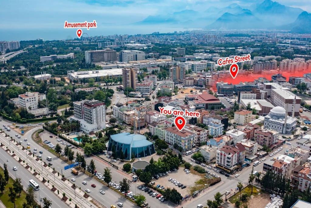 Merkezi, Sik, Denize 3 Km Kueltuer Kafeler Cad. 2 Dk '13' Antalya Exteriör bild